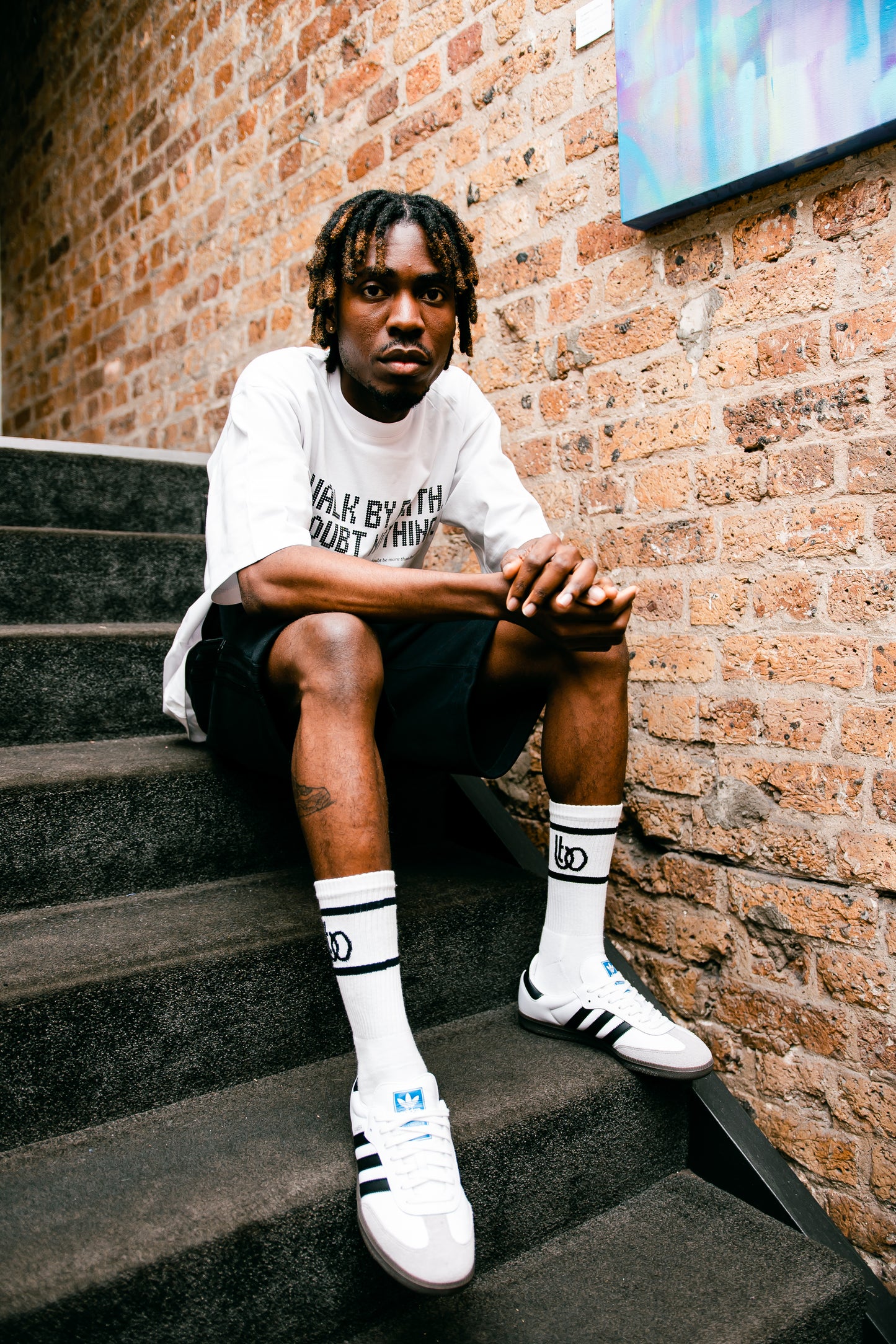 WALK BY FAITH WHITE T-SHIRT