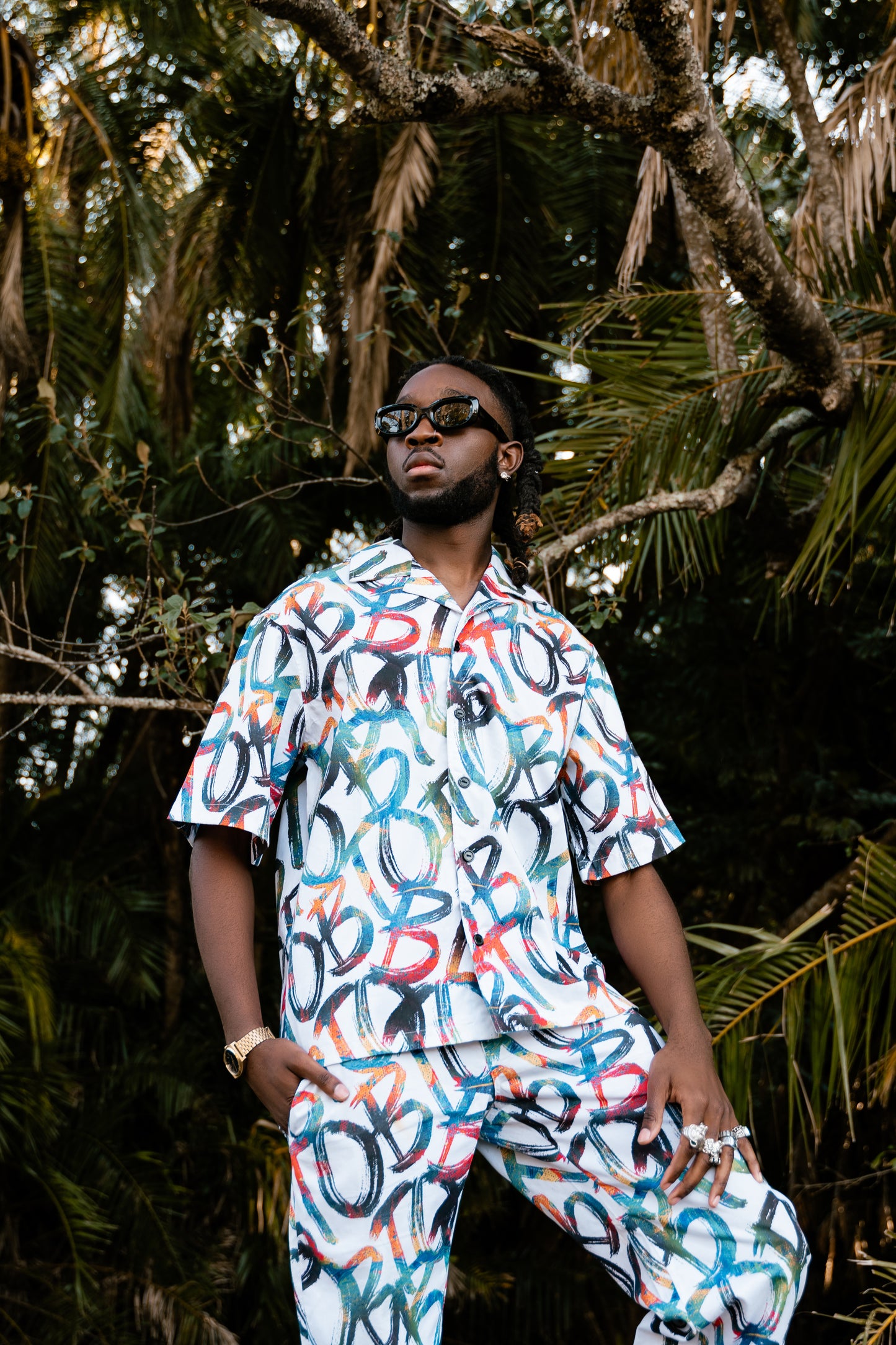 BTO BRUSH PRINT SHIRT