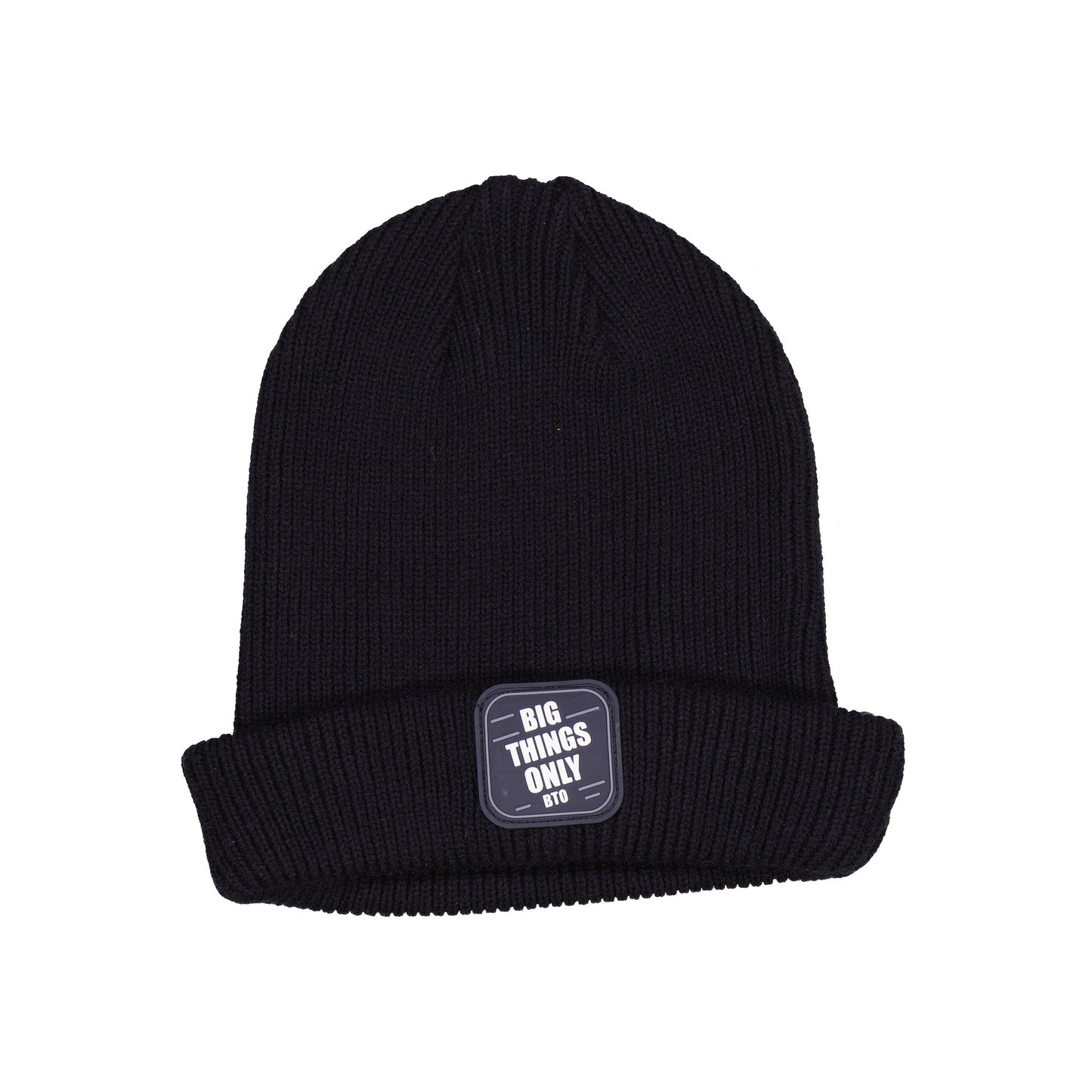 BIGTYNSONLY CLASSIC BLACK BEANIE