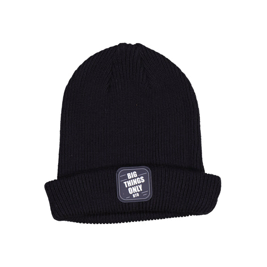BIGTYNSONLY CLASSIC BLACK BEANIE