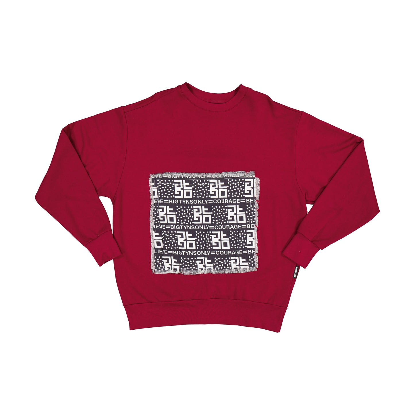 MAROON DOGMA DENIM SWEATSHIRT