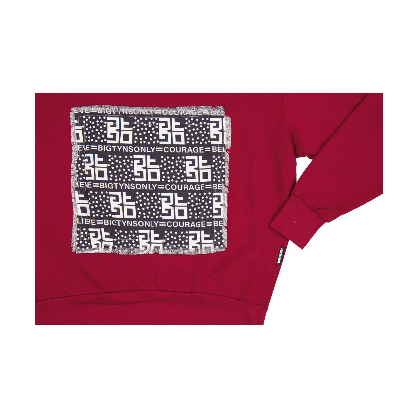 MAROON DOGMA DENIM SWEATSHIRT