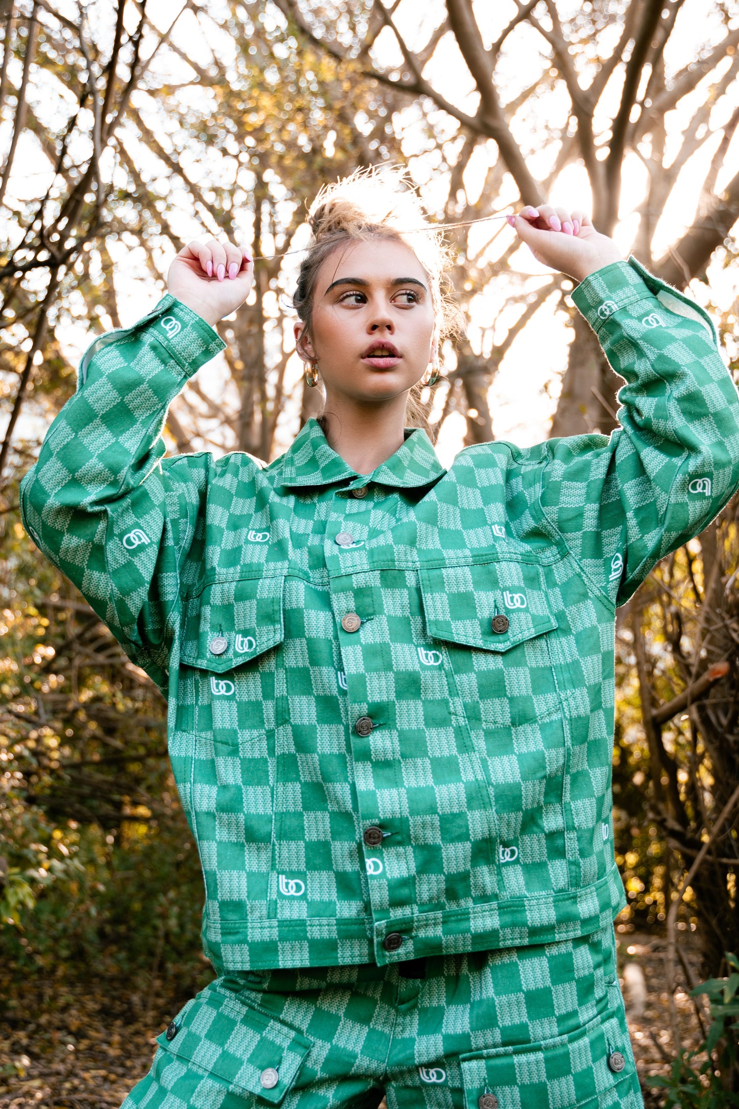 OLIVE BTO LOGO DENIM JACKET