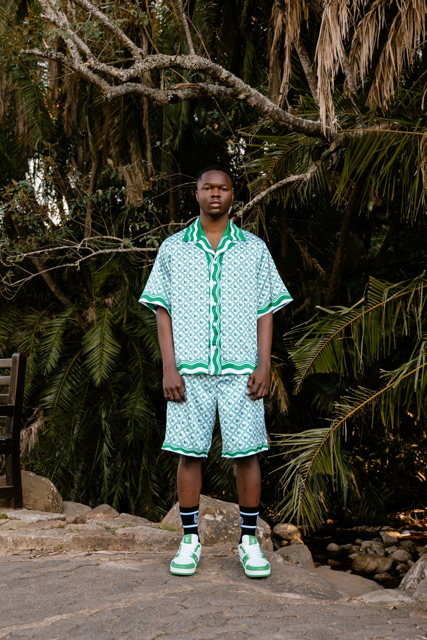 HARMONY SILK GREEN SHIRT