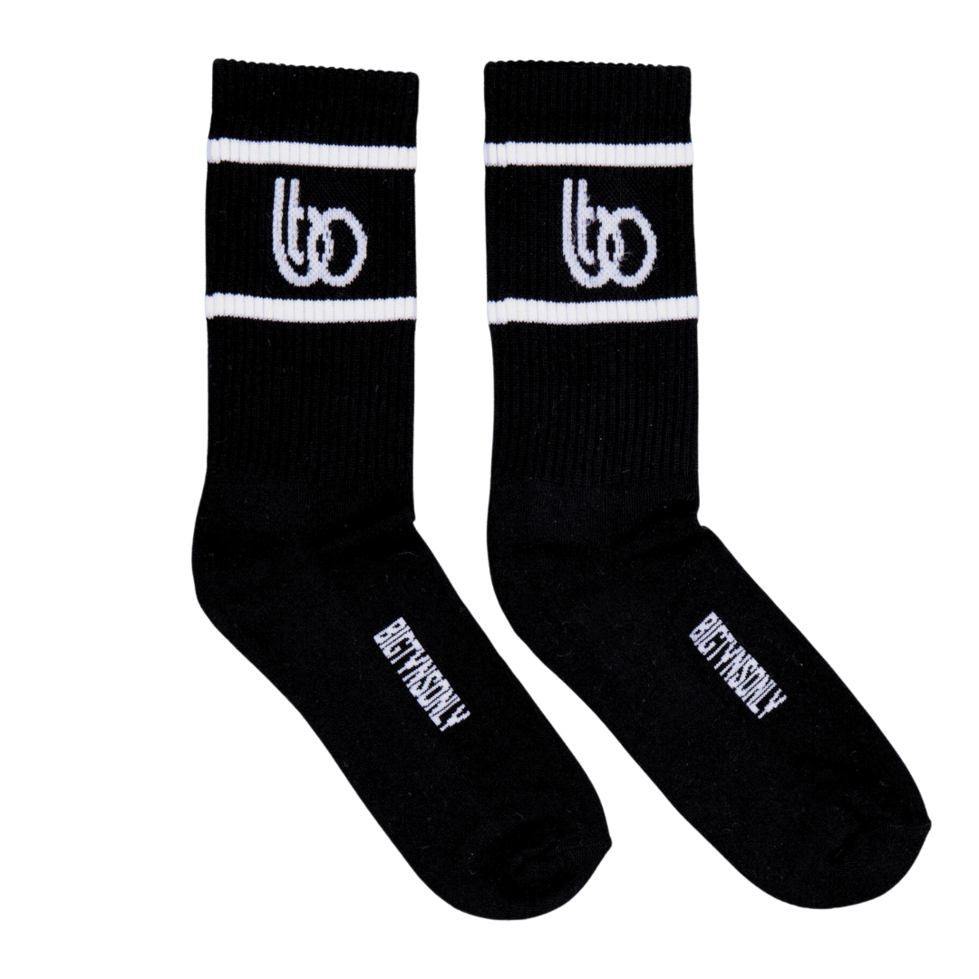 BTO BLACK LOGO SOCKS