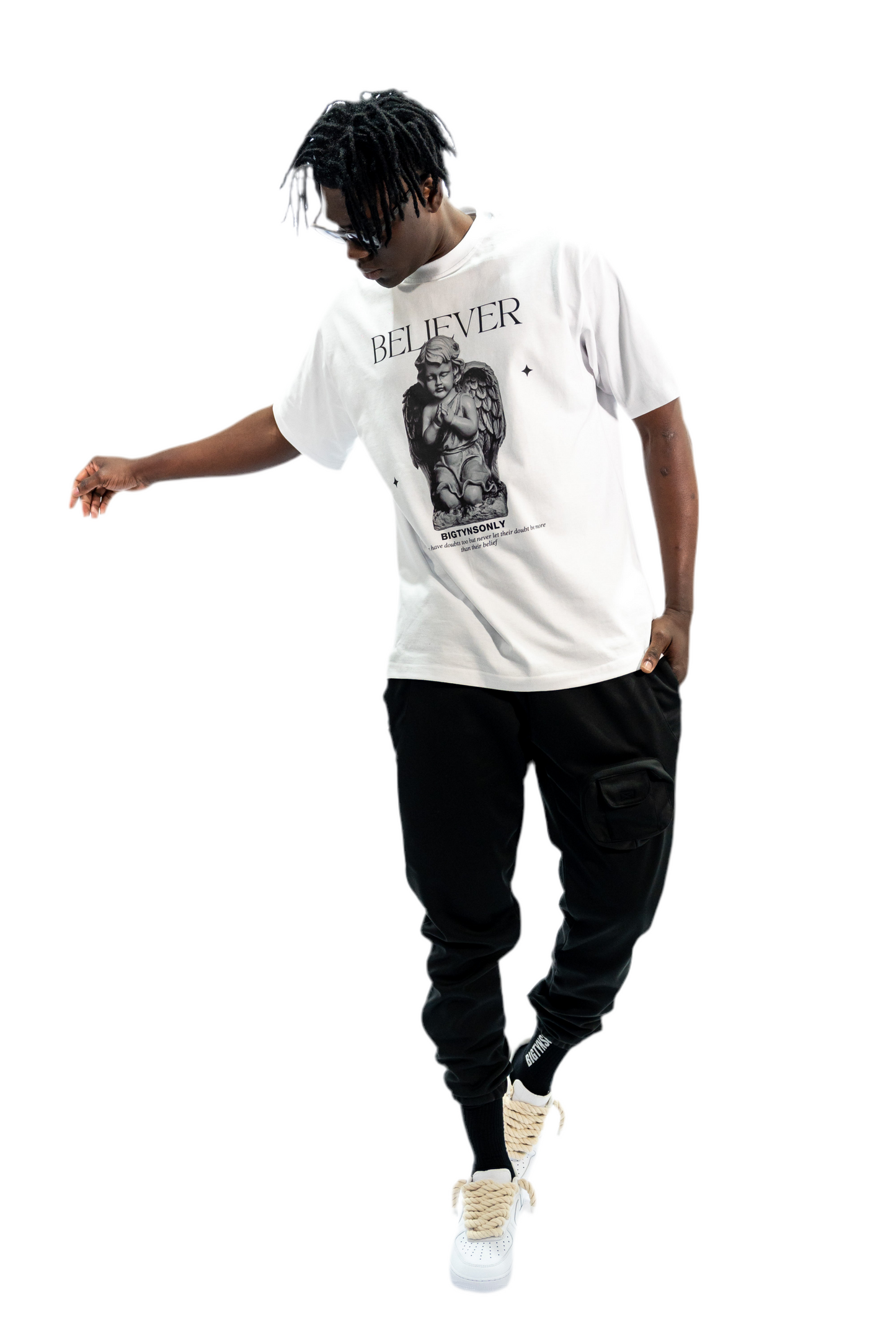 BELIEVER WHITE T-SHIRT