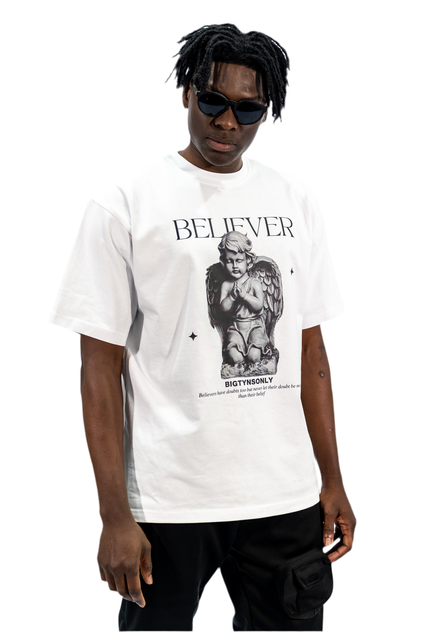 BELIEVER WHITE T-SHIRT