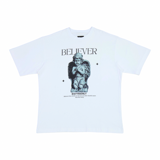 BELIEVER WHITE T-SHIRT