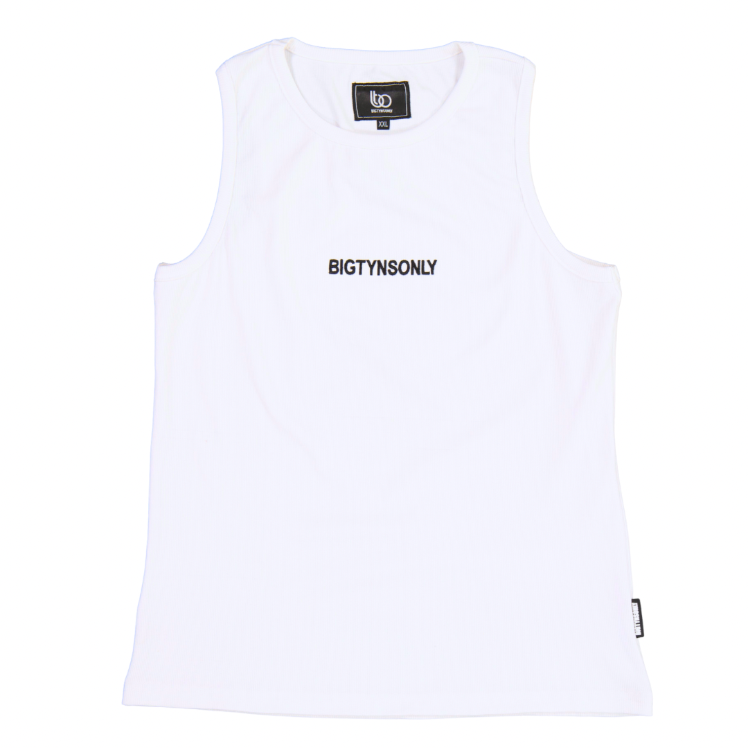 BIGTYNSONLY ACE WHITE VEST
