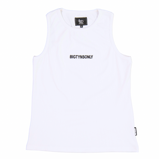 BIGTYNSONLY ACE WHITE VEST