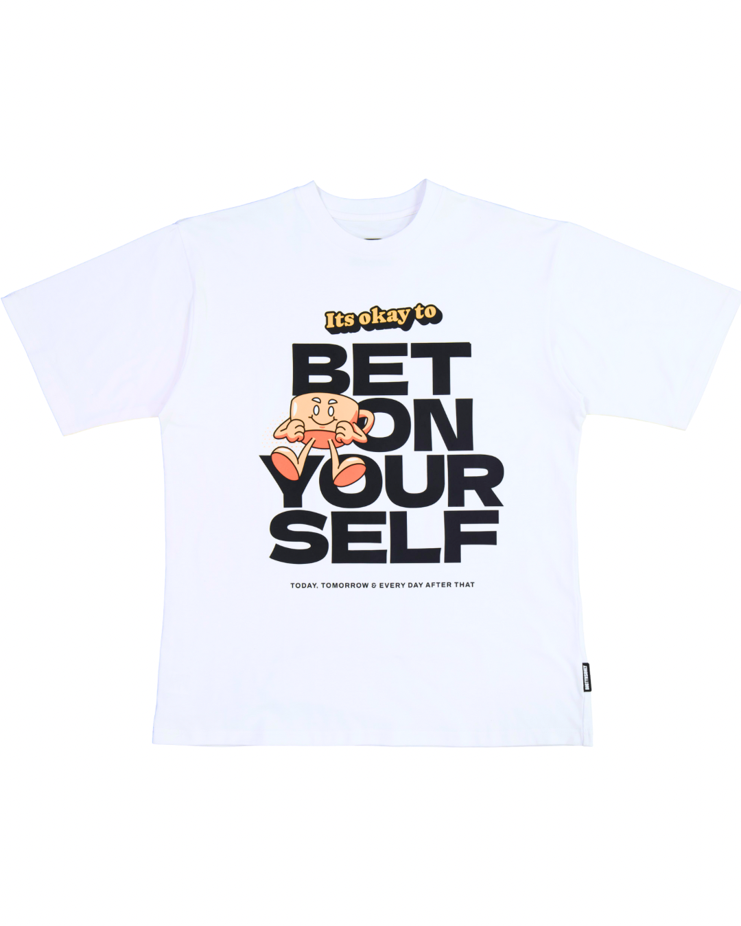 BIGTYNSONLY CONFIDENCE WHITE T-SHIRT