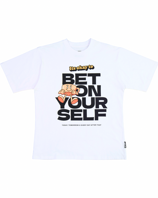 BIGTYNSONLY CONFIDENCE WHITE T-SHIRT