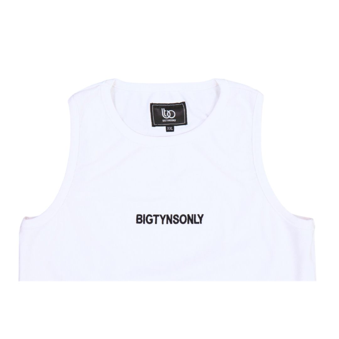 BIGTYNSONLY ACE WHITE VEST