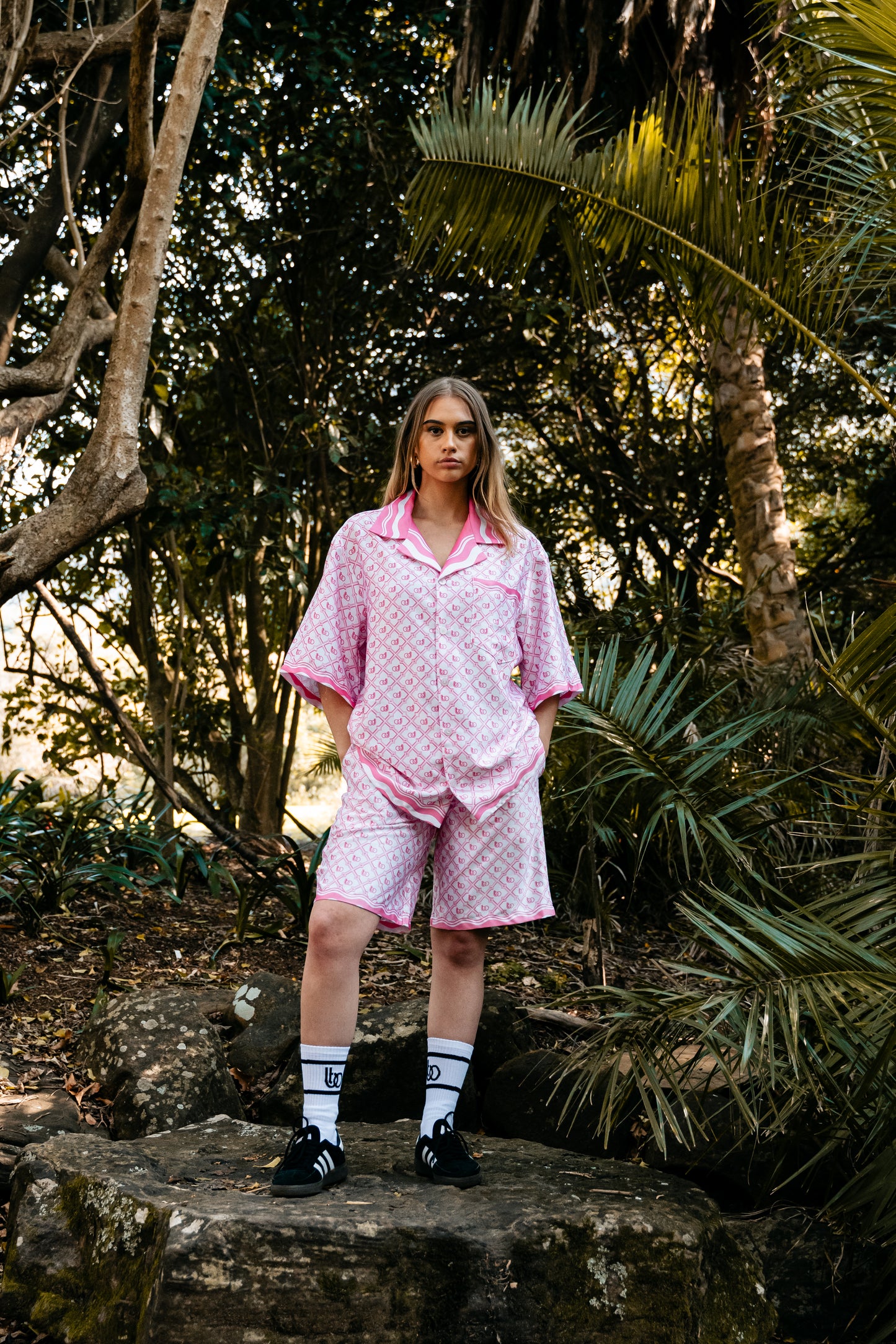 HARMONY SILK PINK SHORTS