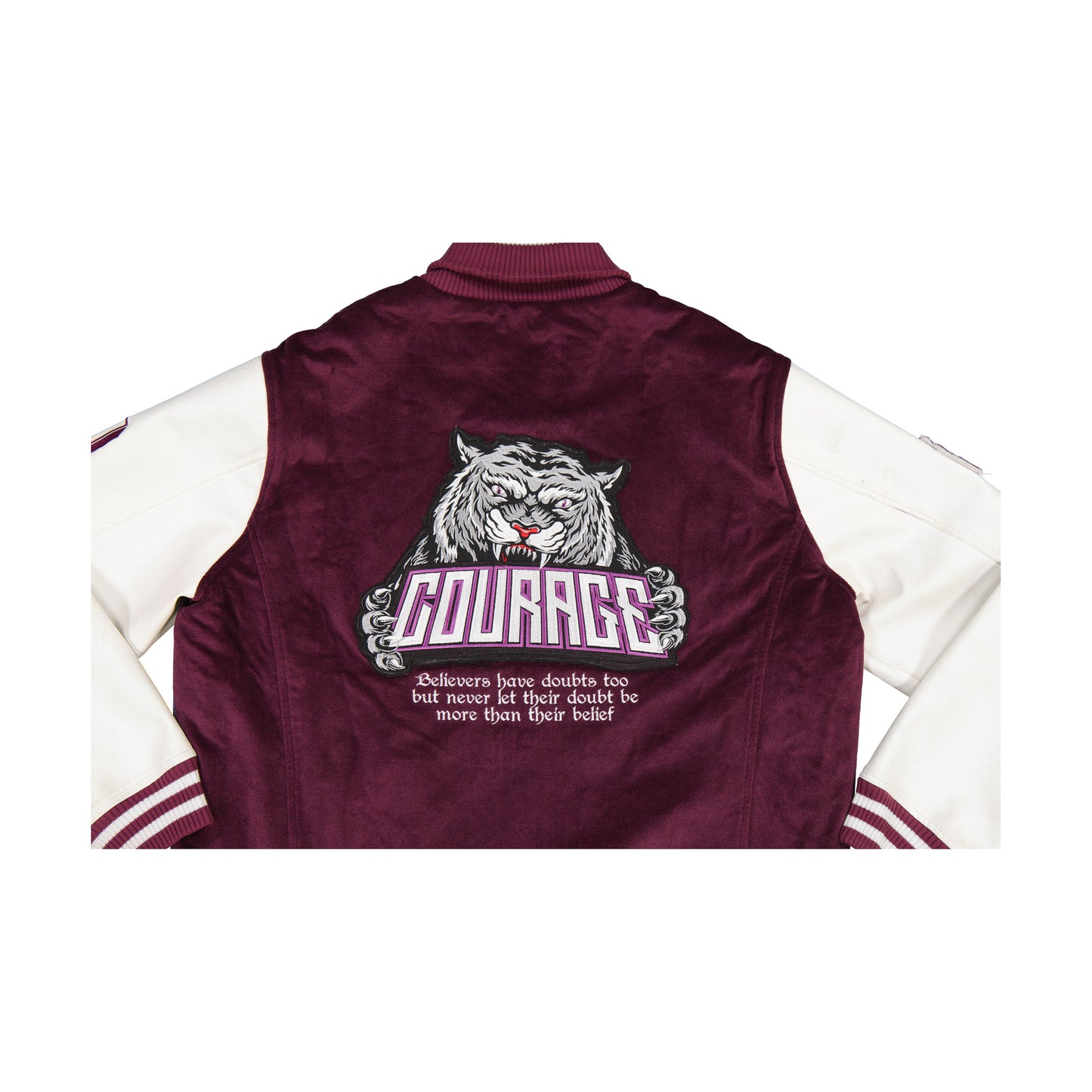 BELIEVE VARSITY JACKET