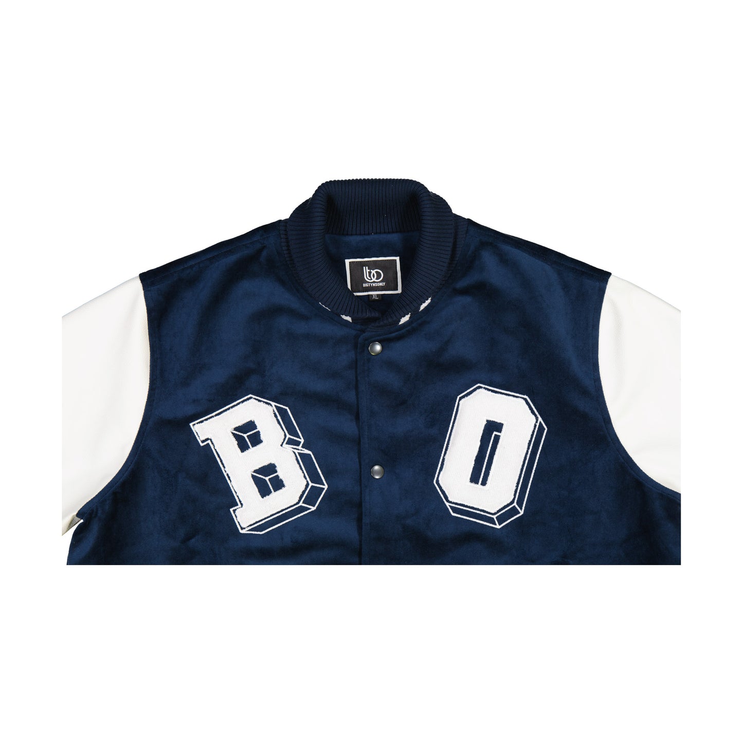 BELIEVE BLUE VARSITY JACKET