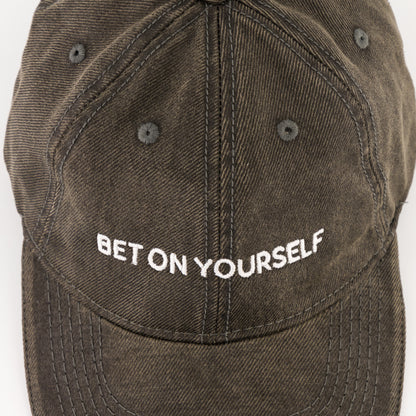 BET ON YOURSELF BROWN CAP